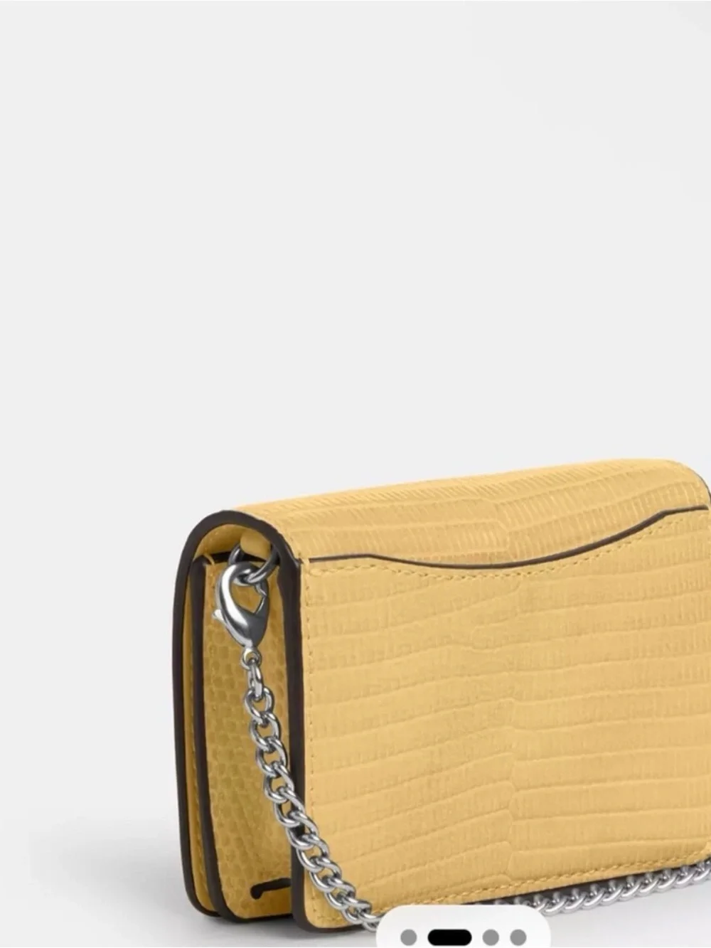 Coach -Embossed Leather Wallet - Light Green